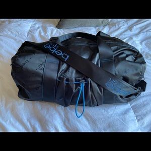 BeBe Sport Black & Blue Soft Tote